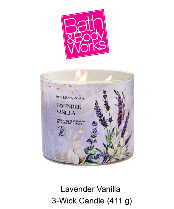 Lavender Vanilla 3-Wick Candle
