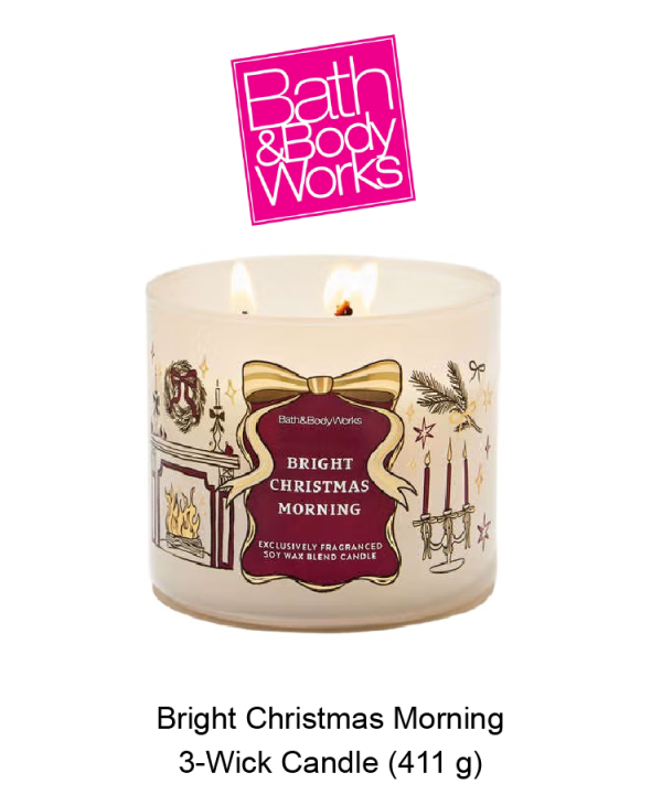 Bright Christmas Morning 3-Wick Candle
