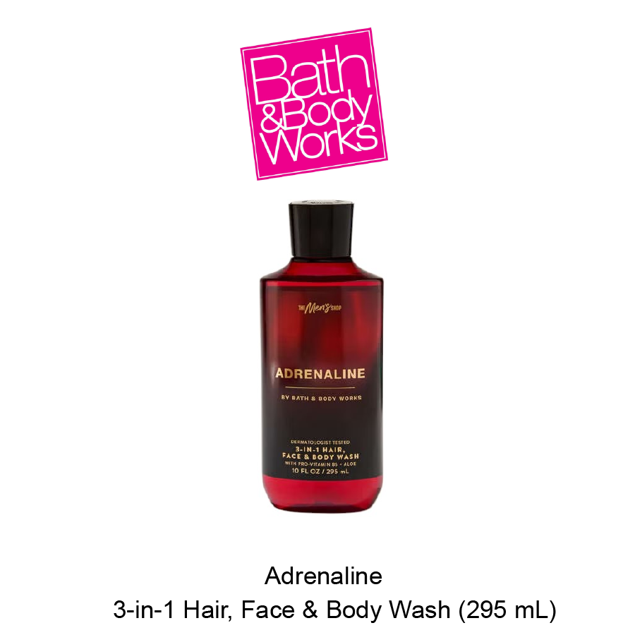 BB Mens 3-in-1 Hair, Face & Body Wash Nov-17-2025-02 Men's Adrenaline 3-in-1 Hair, Face & Body Wash - Image 1