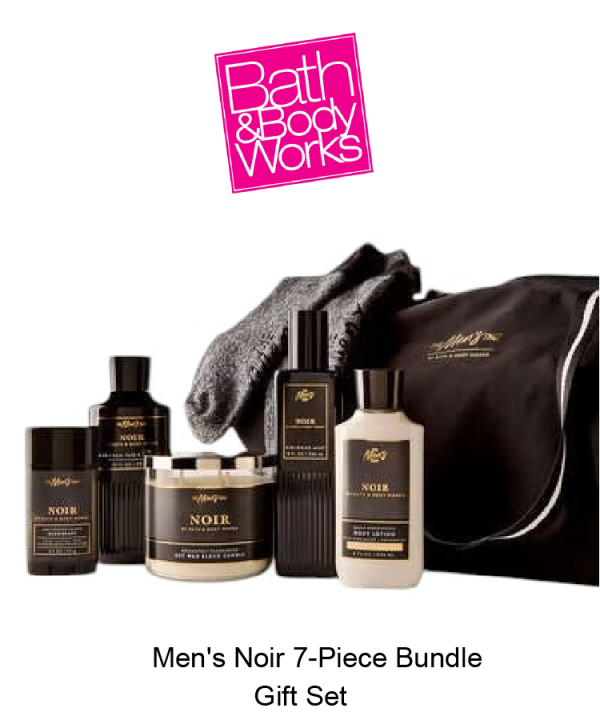 Men's Noir 7-Piece Bundle Gift Set