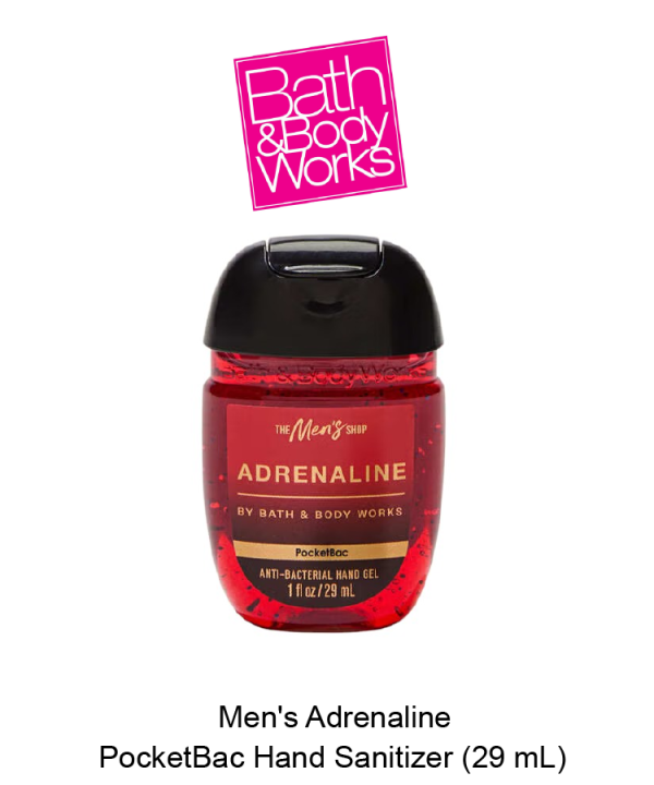 Men's Adrenaline PocketBac Hand Sanitizer