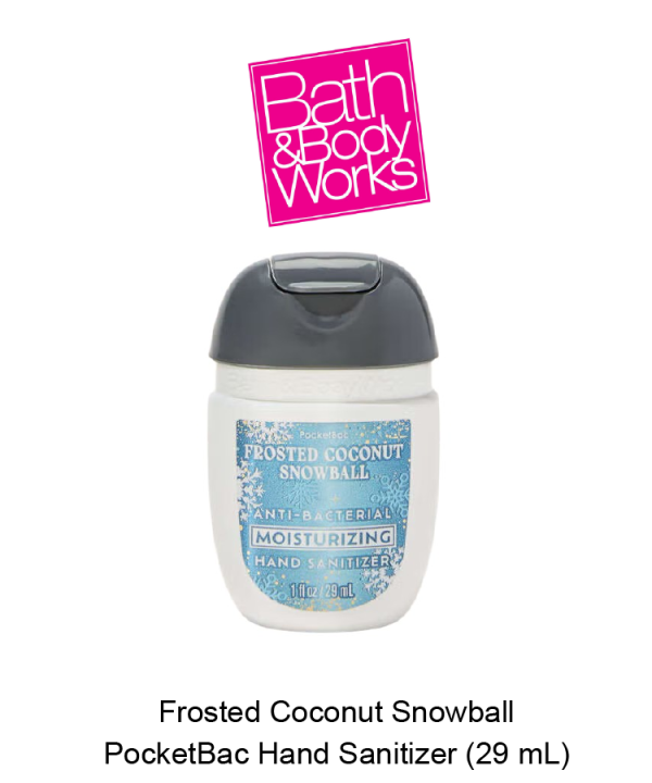 Frosted Coconut Snowball PocketBac Hand Sanitizer