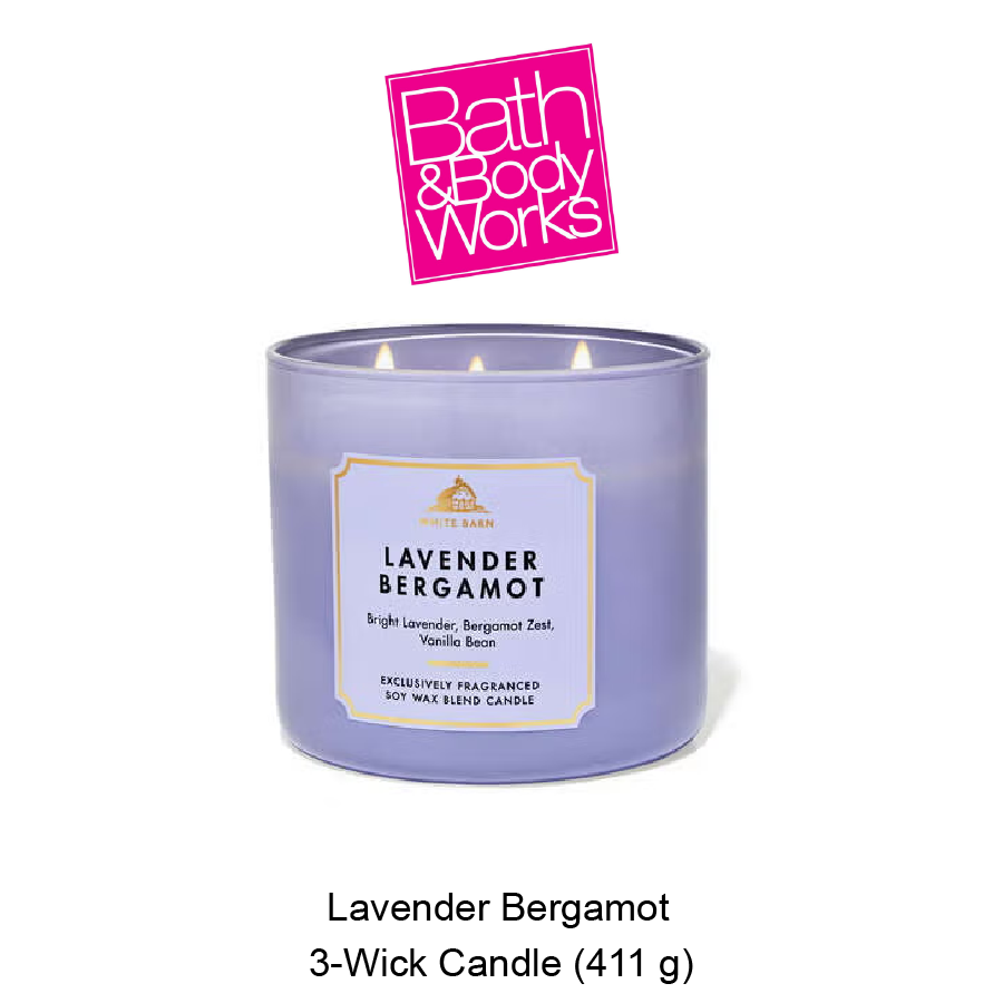BB 3-Wick Candle Dec-06-2025-04 White Barn Lavender Bergamot 3-Wick Candle - Image 1