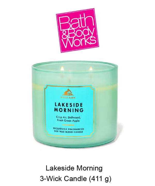 White Barn Lakeside Morning 3-Wick Candle