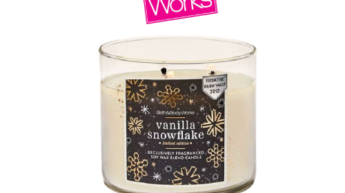 Vanilla Snowflake 3-Wick Candle