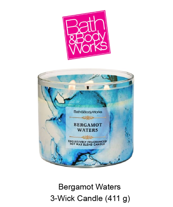 Bergamot Waters 3-Wick Candle
