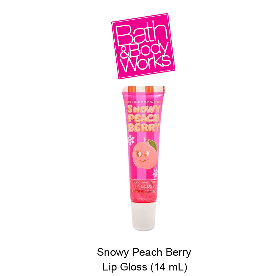 BB Lip Gloss Dec-20-2025-11 Snowy Peach Berry Lip Gloss - Image 1