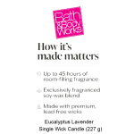 Aromatherapy Eucalyptus Lavender Single Wick Candle - Image 2