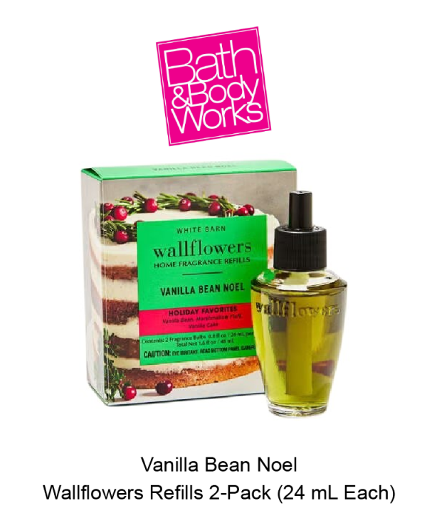 Vaniila Bean Noel Wallflowers Refills 2-Pack