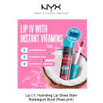 LIP I.V. HYDRATING LIP GLOSS STAIN- Bubblegum Burst - Image 6