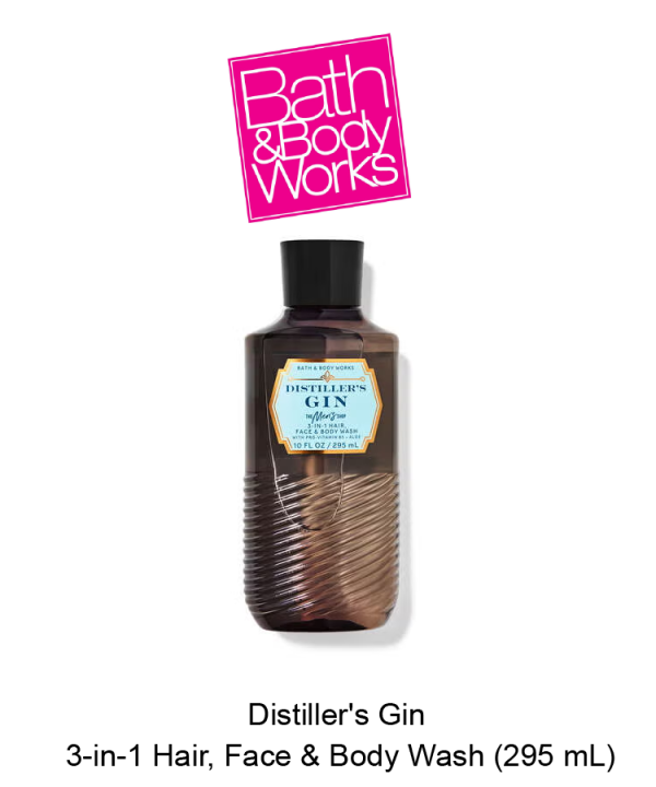 Men's Distiller's Gin 3-in-1 Hair, Face & Body Wash
